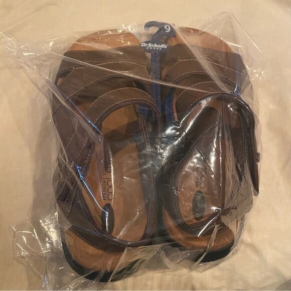 Dr. Scholls Complex Faux Leather Strappy Fisherman Outdoors Hiking Sandal Size 8